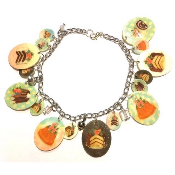Cake Time Bakery Inspired Charm Bracelet - Picture 1 of 1